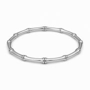 Wave bangle slver